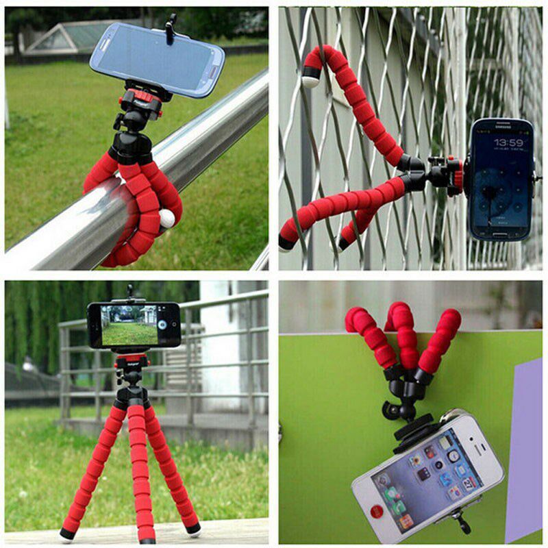 Universal phone Stand Mini Octopus Tripod Mount Holder Live