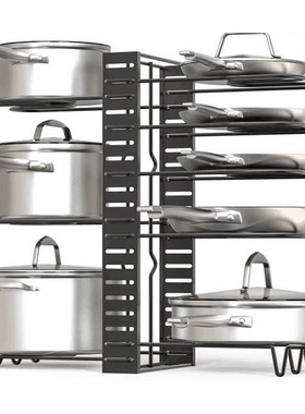 Pan rack Pot rack Organizer Kitchen storage rack Cabinet锅架