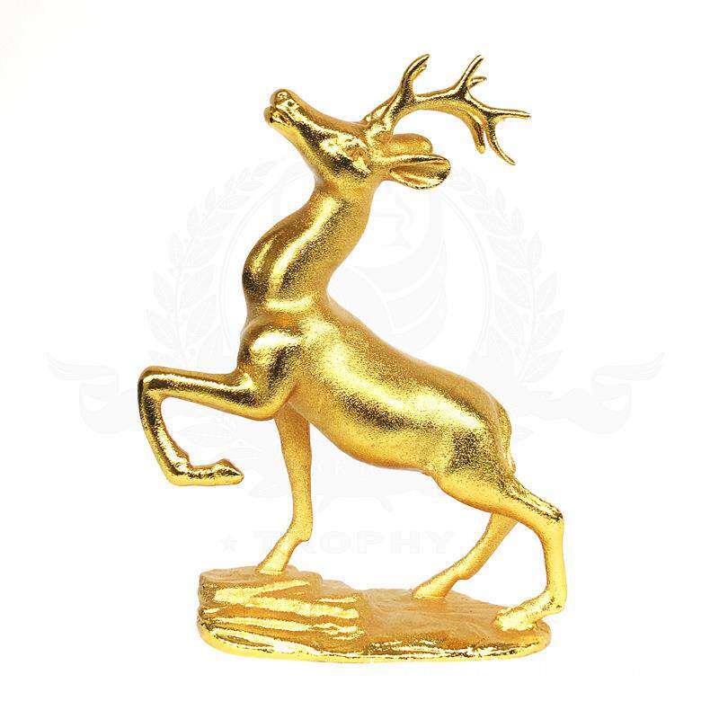 创意金属短角金鹿奖年会颁奖闭幕式金鹿杯金鹿奖个性桌面摆件