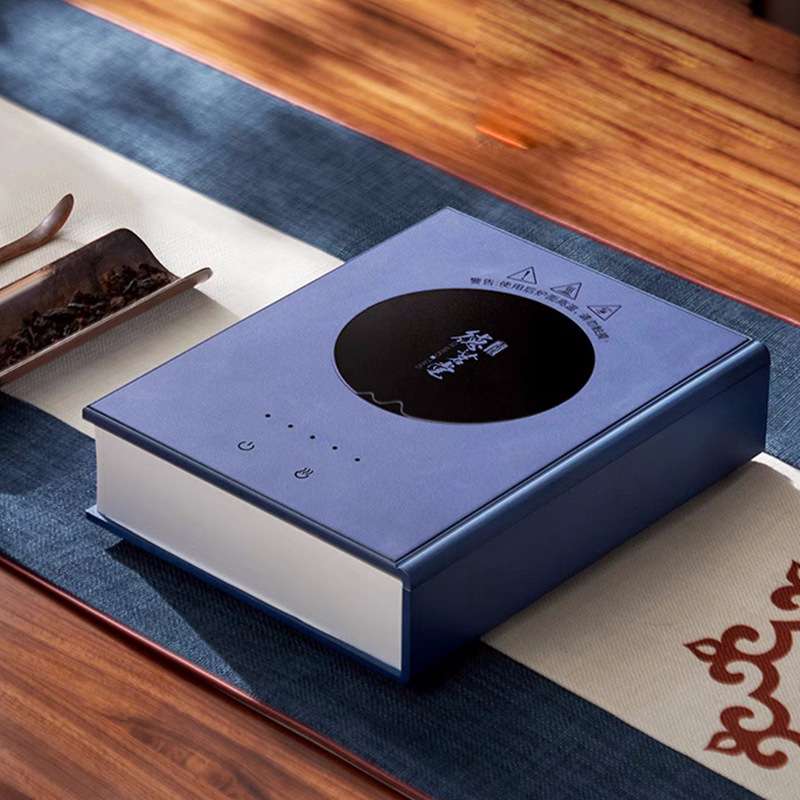 德茗堂新款锦书电陶炉煮茶围炉煮茶器蒸茶壶套装茶具家用迷你小型