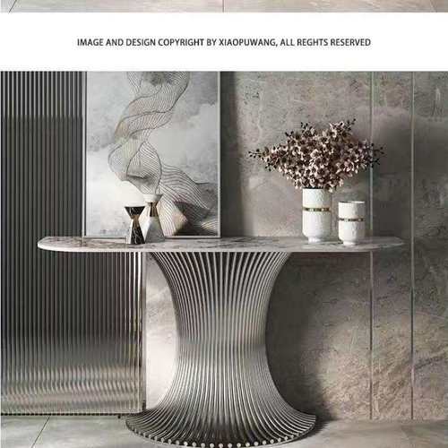 小蛮腰轻奢玄关桌现代简约玄关台别墅入户门玄关柜过道装饰柜