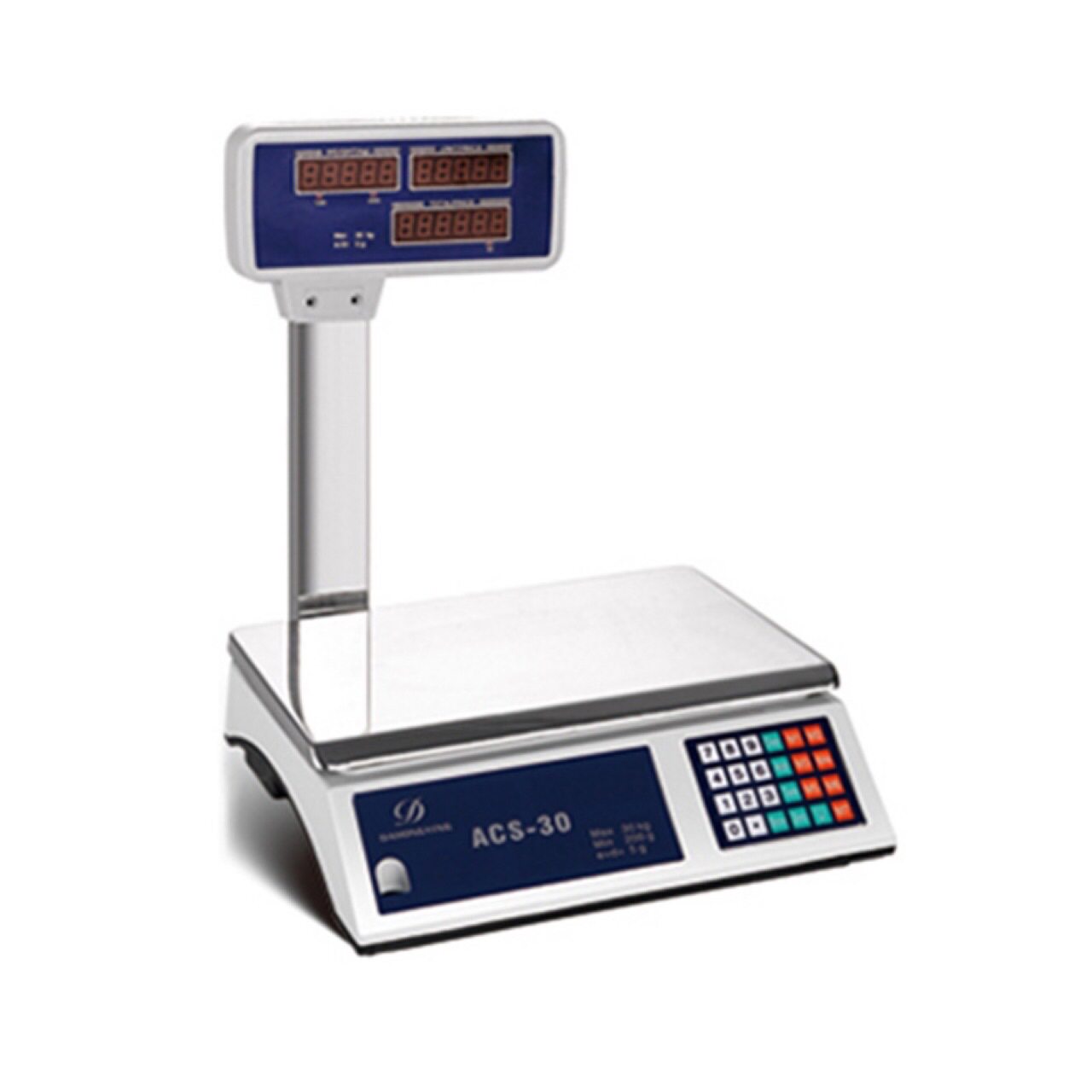 电子液晶触摸大字体落地家用LED 带杆立臂电子称30kg/40kg菜水果