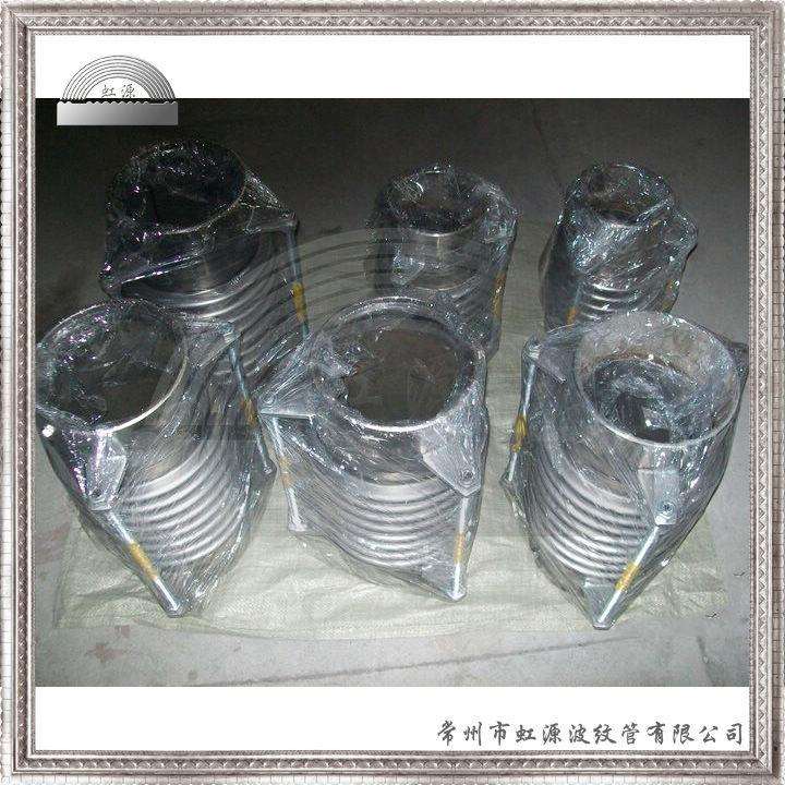 不锈钢波纹补偿器伸缩节接管式通用单式轴向膨胀节带导流筒