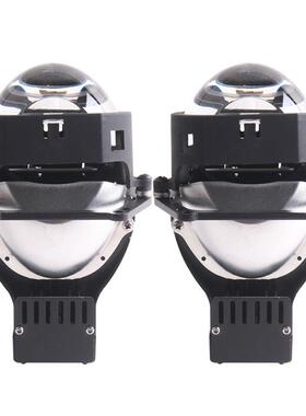 三为车灯SANVI方形A43寸LED双光透镜大灯50W6000K汽车前大灯