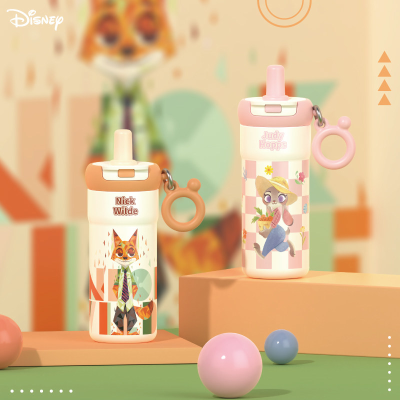 艾可思迪士尼疯狂动物城保温水杯朱迪尼克男女高颜值大容量学生用,餐饮具,保冷/保温杯,淘宝优惠券,粉丝福利购,淘宝优惠卷