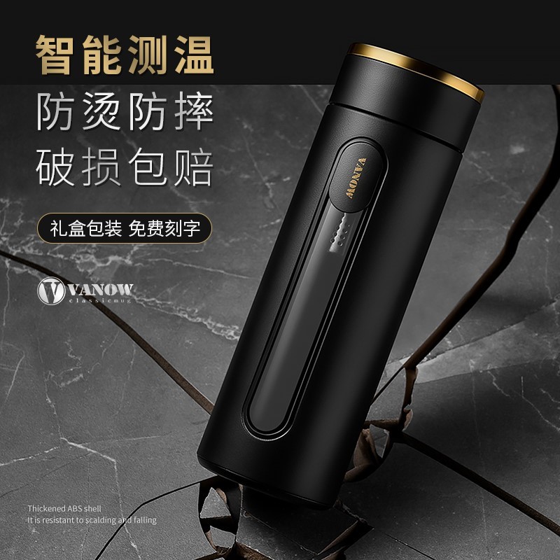 隔热英国便携双层泡茶高档玻璃杯图片