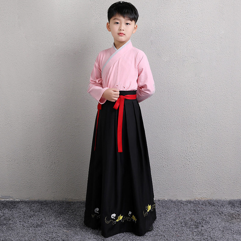 儿童唐装元旦演出服男童中宝宝