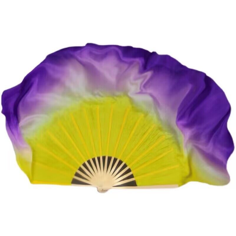 十八焕碟黄紫渐变同款中国舞群舞