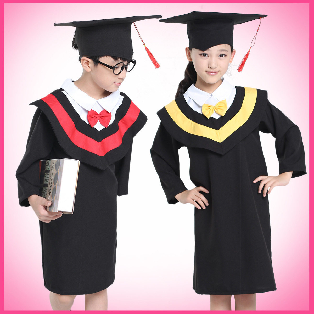 儿童博士服演出服毕业服幼儿园