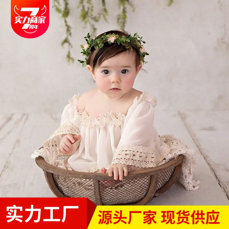 货源婴儿摄影衣服欧美拍照女宝宝