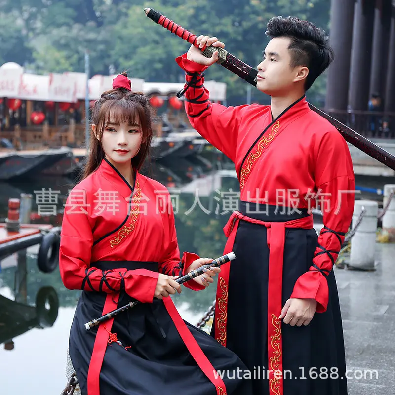 汉服女古装改良日常成人写真学生