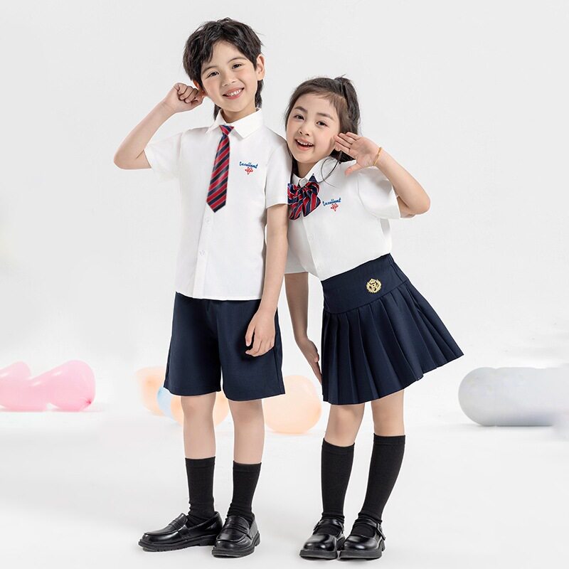 中小学生校服学院风儿童合唱演出