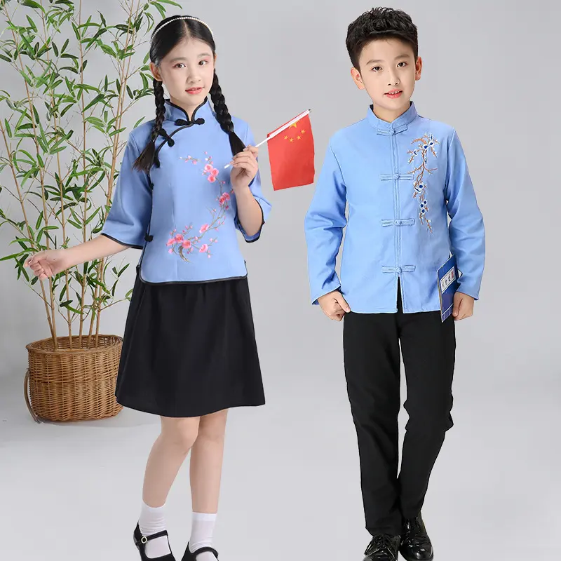 儿童民服装学生装中小学生五四