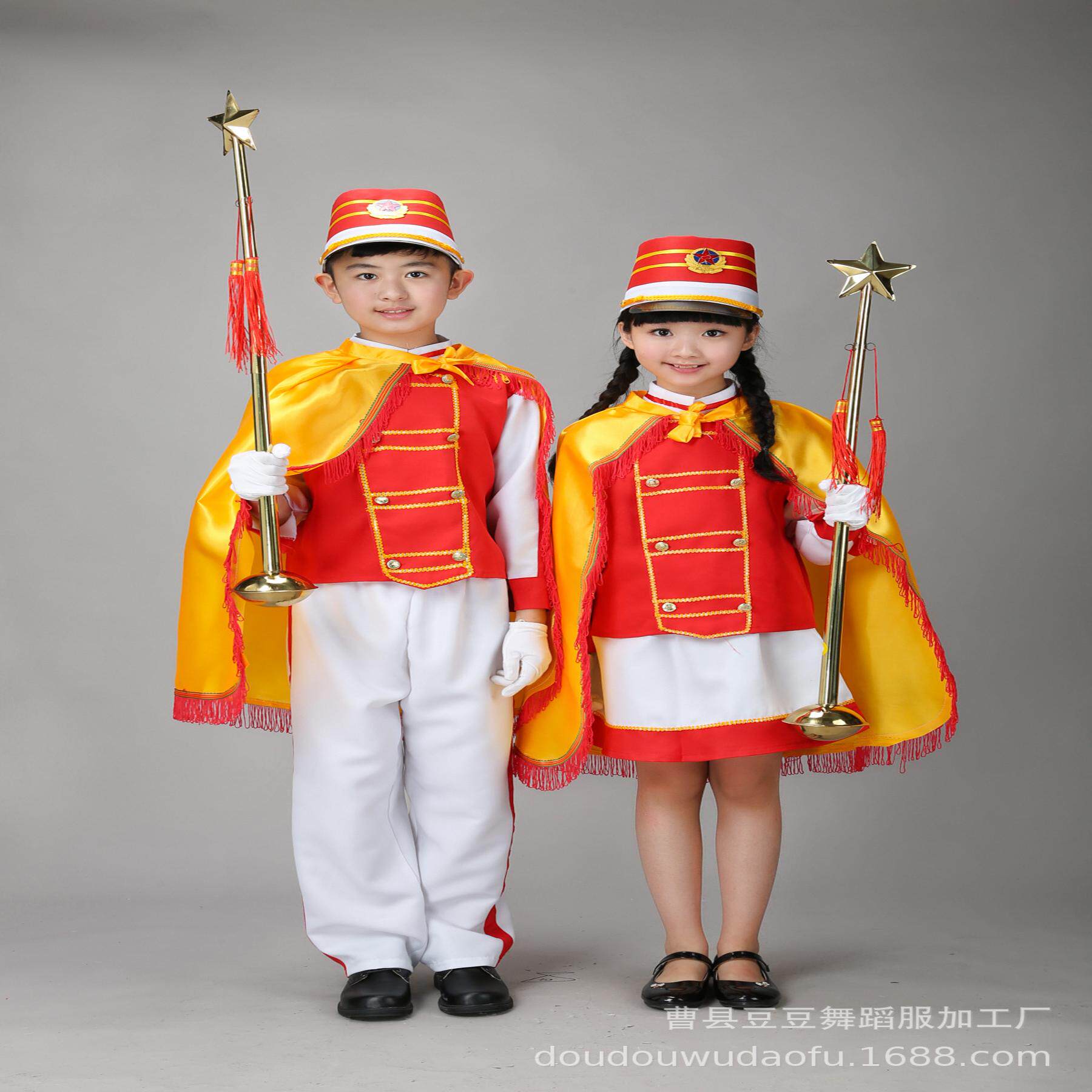 儿童鼓号队仪仗队鼓手幼儿园
