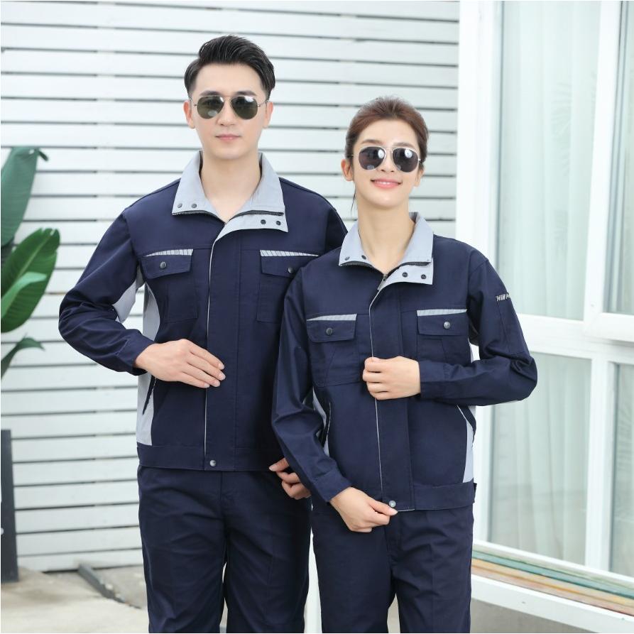 工作服套装男耐磨长袖秋冬劳保服
