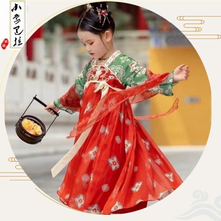 新款汉服儿童女春夏秋高端超仙