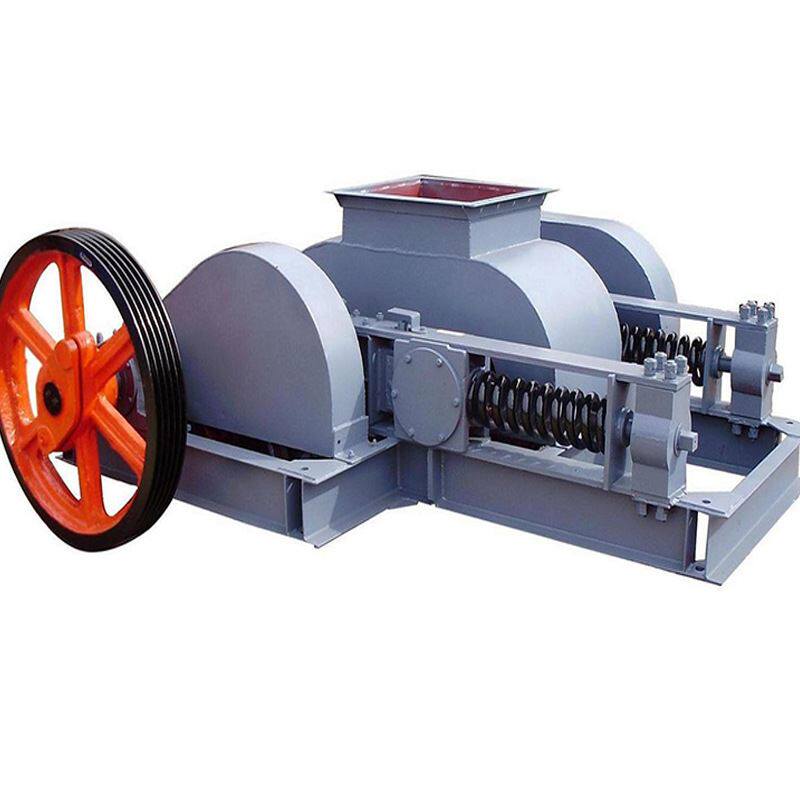 对辊破碎机 建筑垃圾2pg对辊式制砂机 对辊合金辊皮 河卵石制砂机