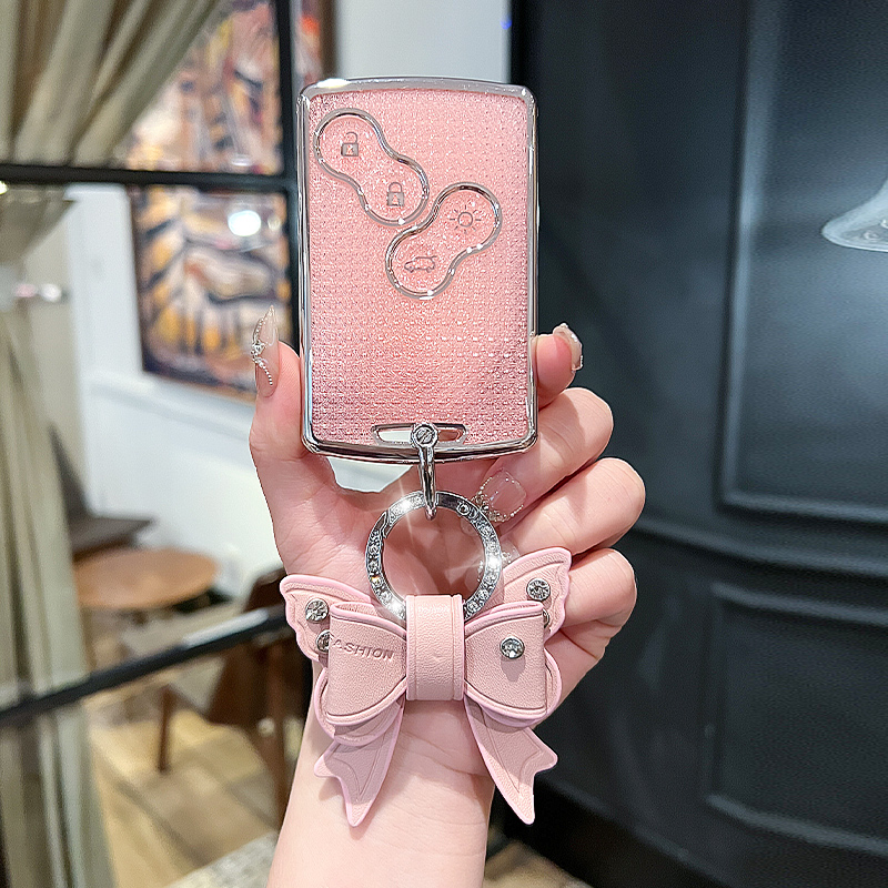 适用于东风雷诺科雷嘉钥匙套科雷傲汽车高档保护壳扣包配件用品女