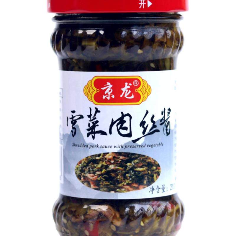 现货京龙雪菜肉丝香辣酱新品佐餐调味小菜微辣拌饭拌面安徽特色口