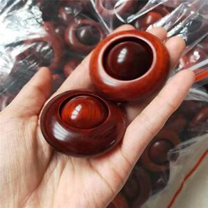 小叶紫檀时来运转手把件牛转干坤牛气冲天转运珠礼品檀木手把件