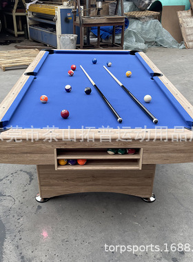 新款8尺折叠台球桌 成人室内家用型桌球台2合1 Pool table