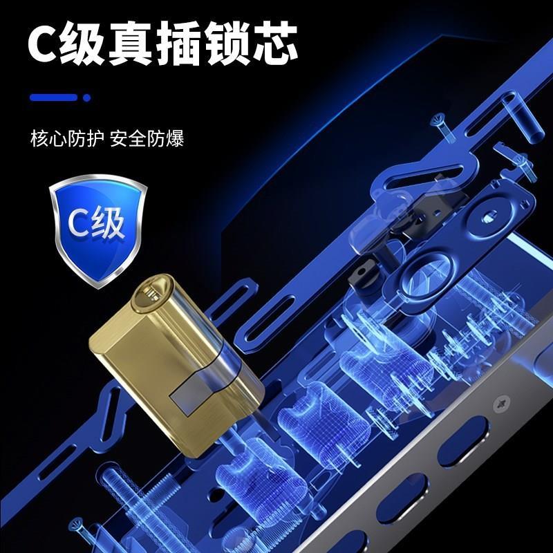 德施曼入户门指纹锁防盗密码锁家用智能门锁3D人脸识别全自动磁卡