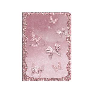 适用苹果ipadair5保护套钻石蝴蝶pro高级感第十代新款硅胶air4创意10.9寸小众11/12.9寸女神气质8.3寸套7/8/9