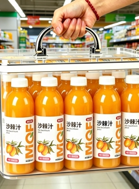 【买一送一】沙棘汁整箱360ml*24瓶整箱VC沙棘汁厂家直销特价批发