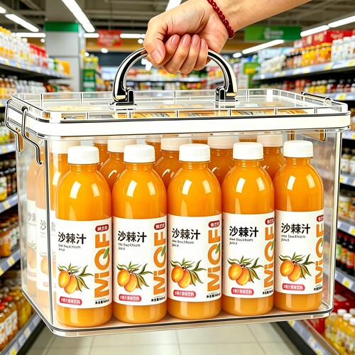【买一送一】沙棘汁整箱360ml*24瓶整箱VC沙棘汁厂家直销特价批发