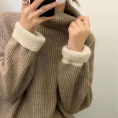 100%纯羊毛高龄加厚打底衫毛衣