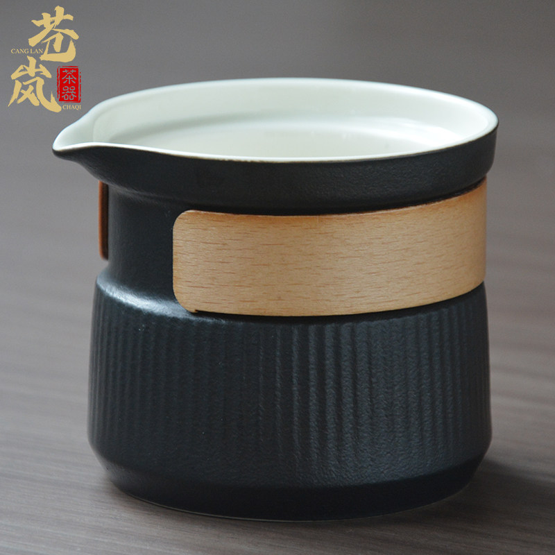 苍岚黑陶公道杯茶海日式功夫分茶器家用高档陶瓷防烫匀杯古风茶具,餐饮具,茶海,淘宝优惠券,粉丝福利购,淘宝优惠卷