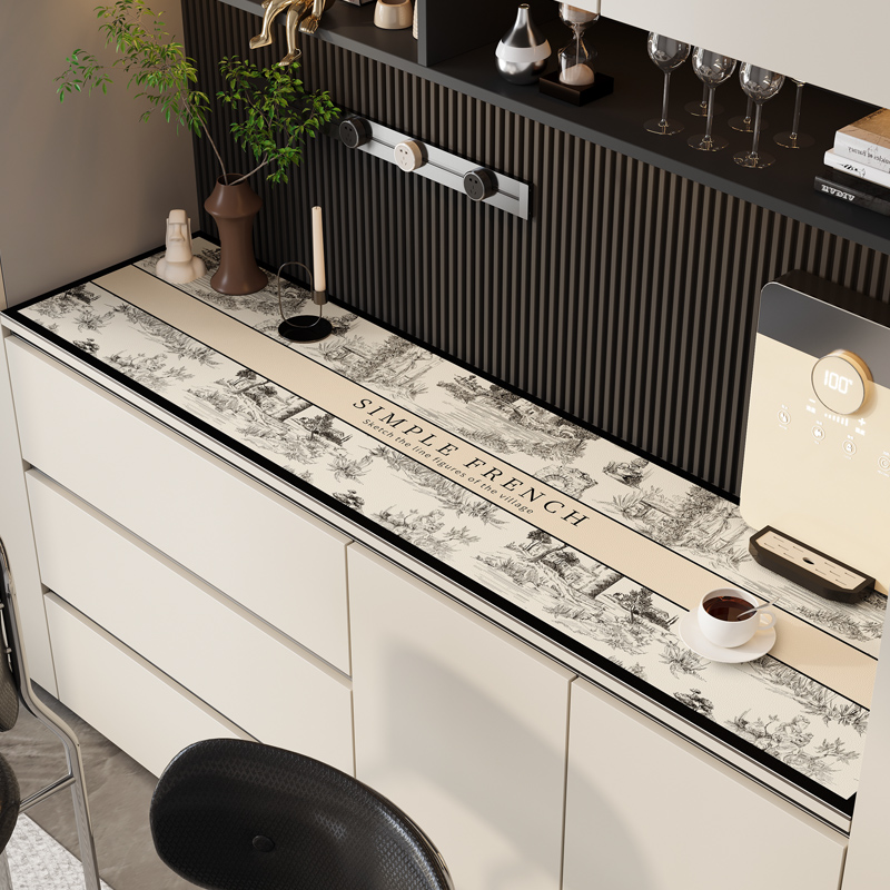 餐边柜桌垫防水防烫电视柜保护垫