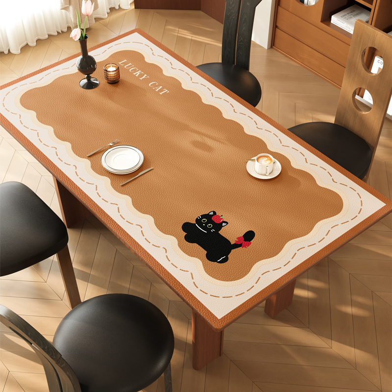 餐桌秒变氛围感，介个桌垫太绝啦