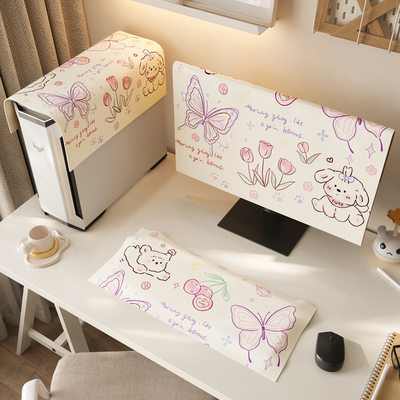 台式电脑主机27寸显示器防尘罩