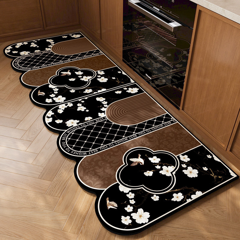 厨房专用中古地垫软垫硅藻泥吸水垫防滑吸油耐脏地毯可擦免洗脚垫,居家布艺,厨房地垫,淘宝优惠券,粉丝福利购,淘宝优惠卷