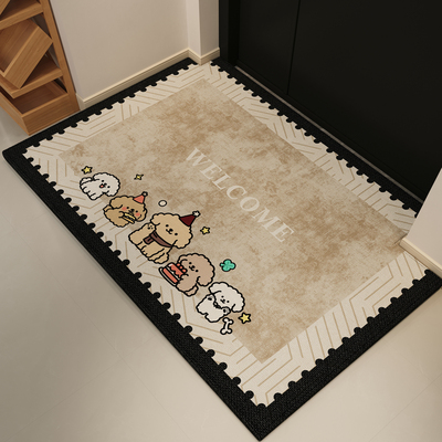 入户门地垫门外进门门口高级感免洗家用脚垫门外玄关防滑换鞋地毯