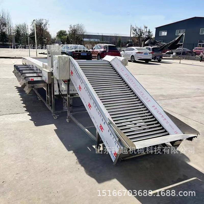 工业胡萝卜分级机 滚杠选果机 商用千禧果分选机不锈钢土豆筛选机