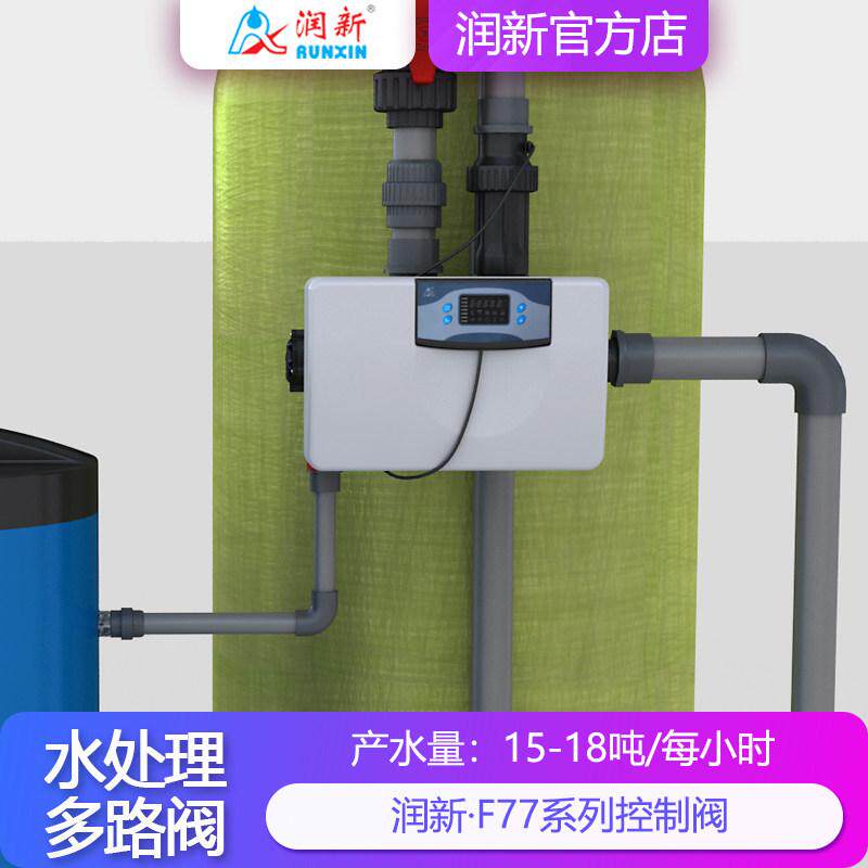 润新锅炉软化器控制阀砂炭过滤阀18吨 53518 F77B 63618 F77A1/A3