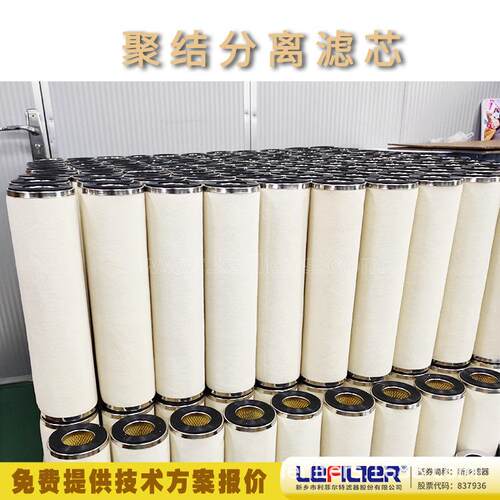 利菲尔特聚结分离滤芯油水分离天然气煤层化工航煤过滤分离可定制