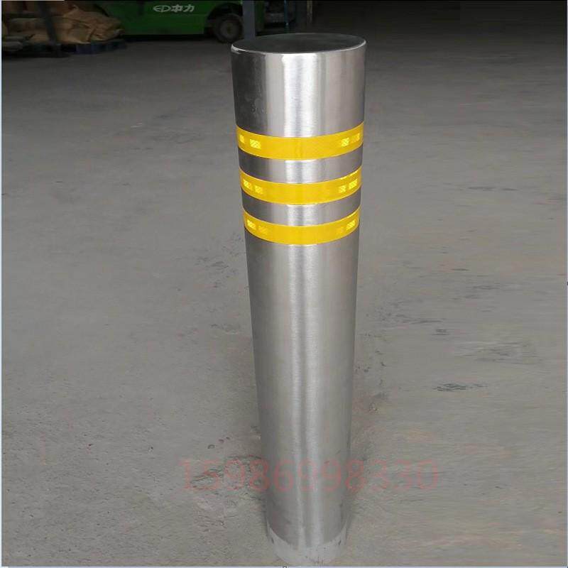 304不锈钢挡车器停车位车挡道路反光防撞标志桩可定制尺寸