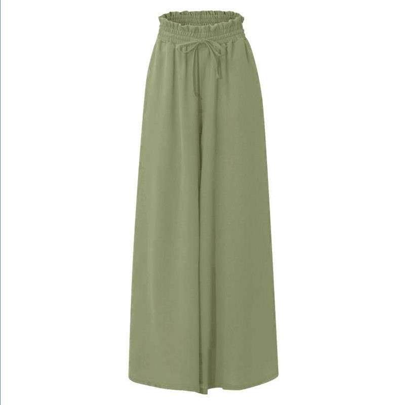 now women for culottes long high-waisted wide-leg