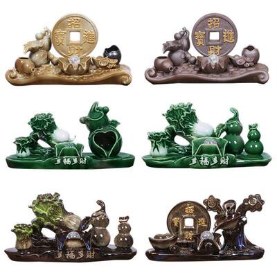 自动循环水鱼缸加氧装饰品室内家居加湿财富水流装置鱼缸喷泉瀑布