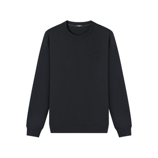 休闲舒适圆领纯色微弹力长袖 LIU·JO 款 秋季 T恤上衣 UOMO男士