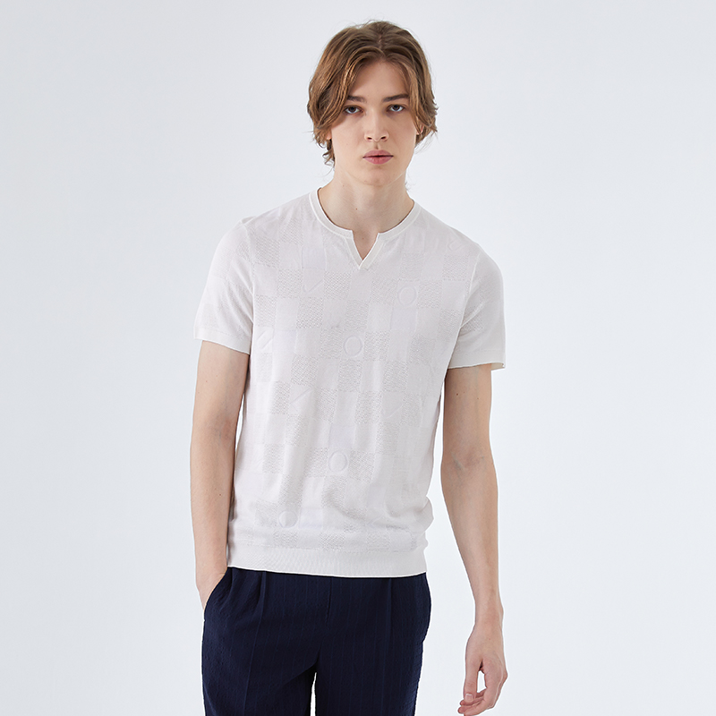 LIU·JOUOMO短袖针织衫