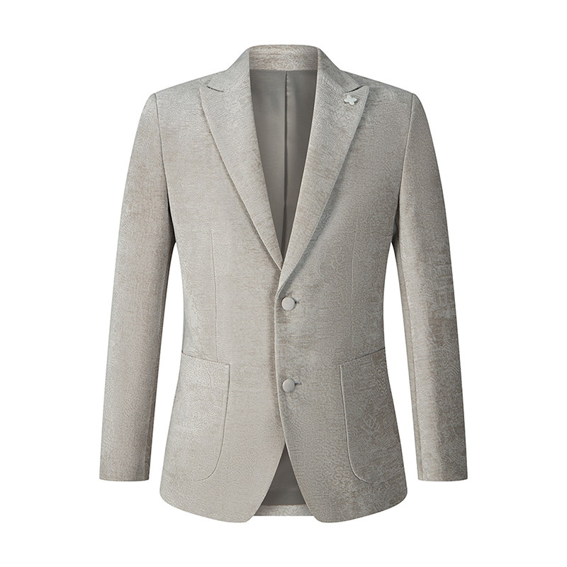 LIU·JO UOMO男士 秋冬款商务休闲平驳领后开叉西服外套上衣