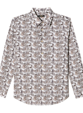 【纯棉】LIUJO男装 衬衫 时尚休闲男士上衣LJ1235261059R