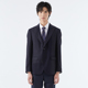 商务休闲平驳领绵羊毛拼接西服外套上衣 秋冬款 LIU·JO UOMO男士