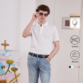 POLO衫 LIU·JO 款 商务翻领棉质纯色运动高尔夫短袖 UOMO男士 夏季