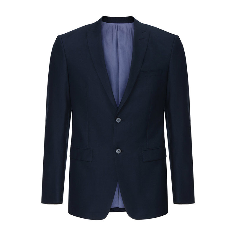 LIU·JO UOMO男士 秋冬款商务休闲桑蚕丝平驳领西服外套上衣