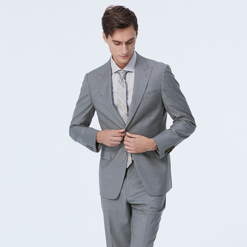 LIU·JO UOMO男士 春夏款商务休闲绵羊毛平驳领西服外套上衣